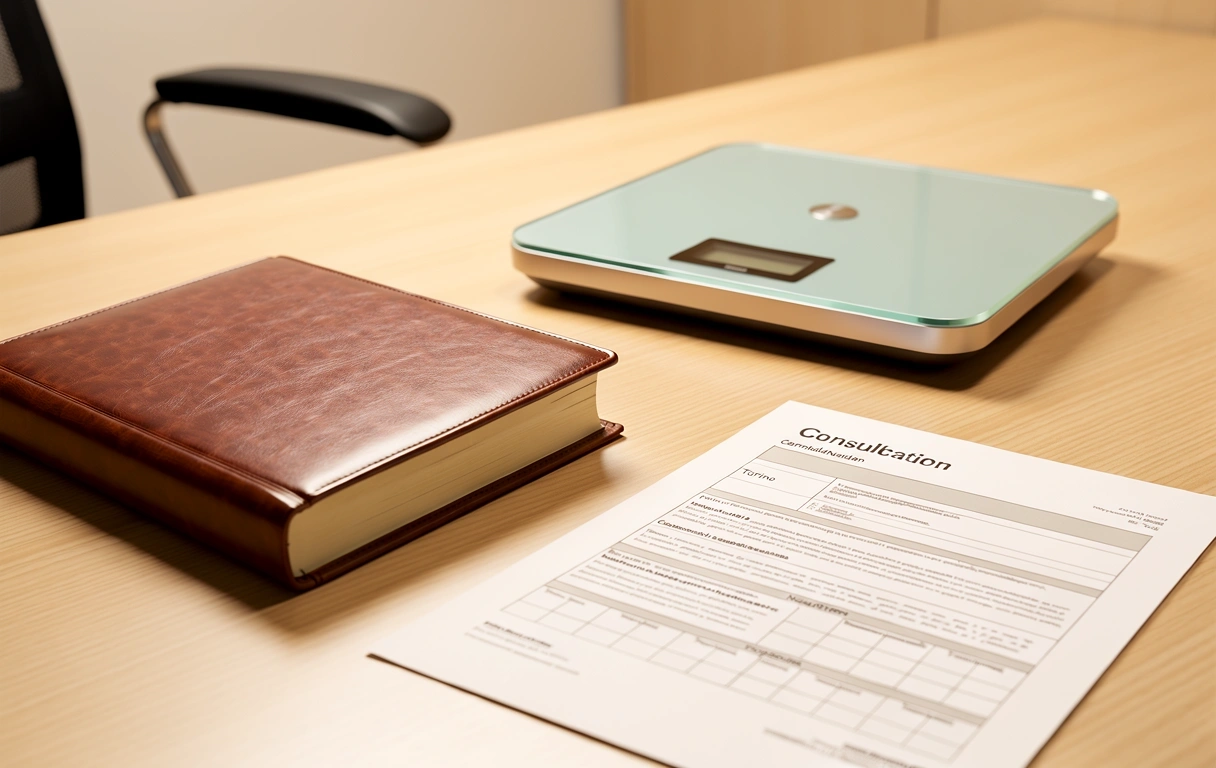 Professional nutrition office setting